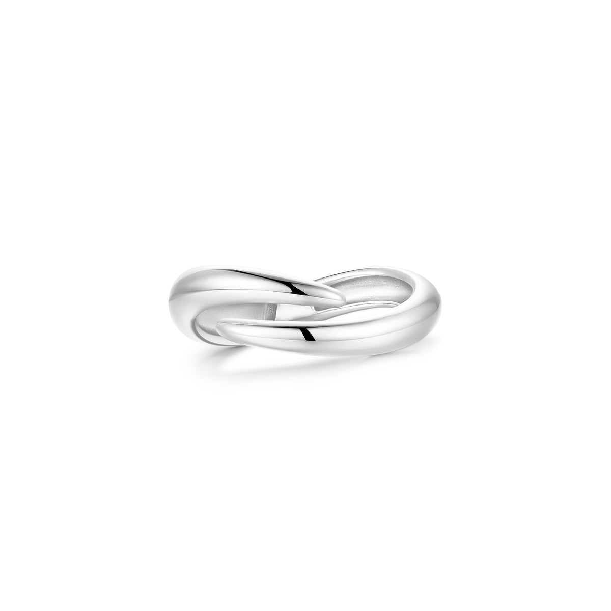 Silver Spiral Adjustable Ring