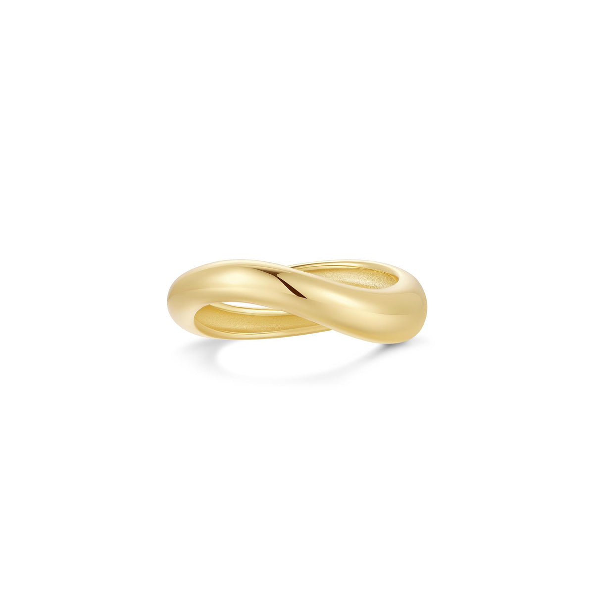 Gold Spiral Adjustable Ring