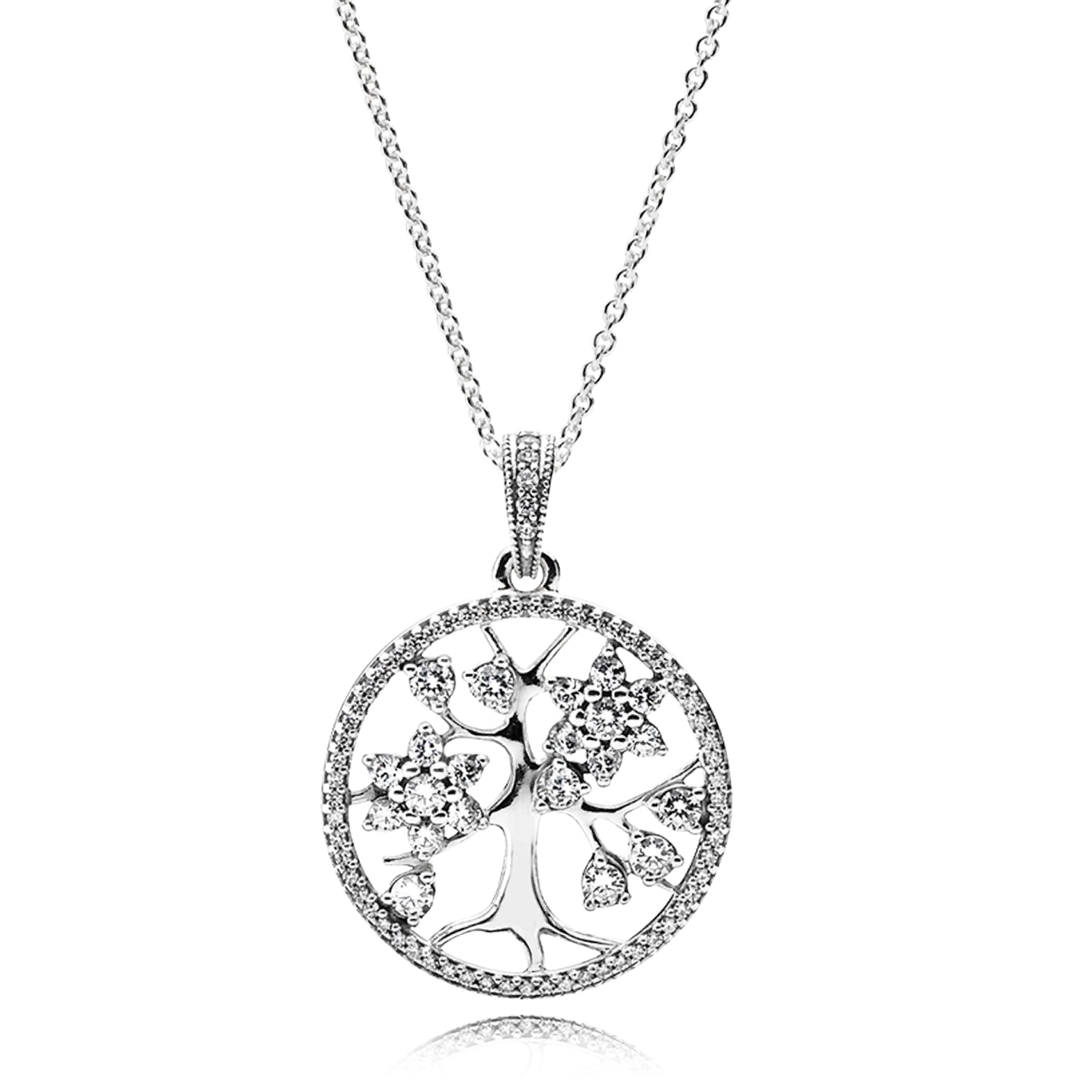 Family Tree Necklace 390384CZ-80