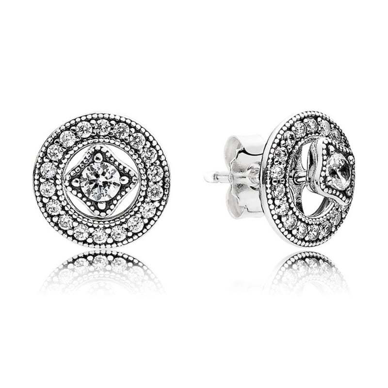 Vintage Allure Stud Earrings 290721CZ