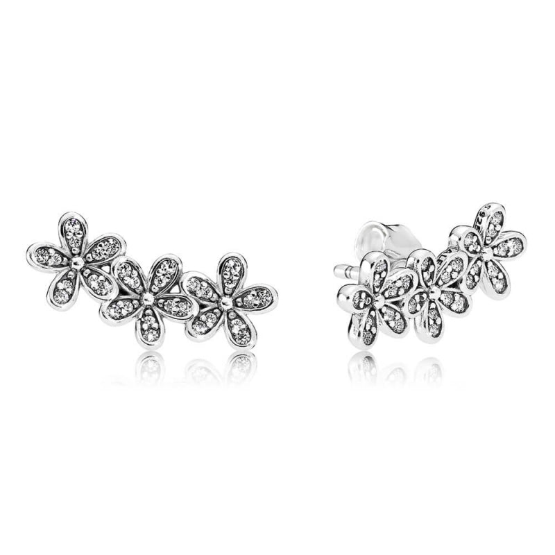 Dazzling Daisy Clusters Stud Earrings 290744CZ
