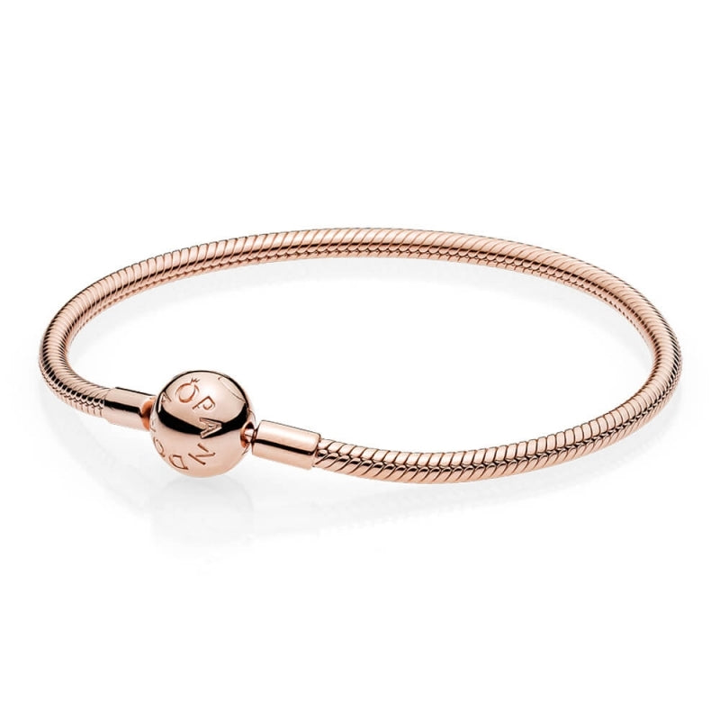 Moments Smooth Rose Clasp Bracelet 580728