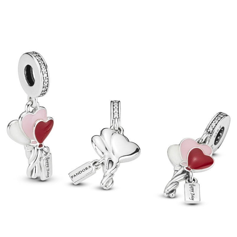 Heart Balloons Pendant Charm 798076CZ