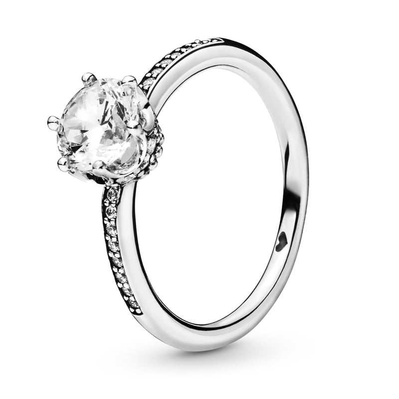 Clear Sparkling Crown Ring 198289CZ
