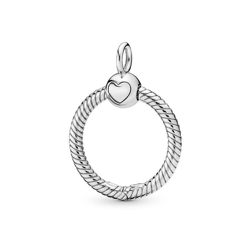 Small Silver Moments O Pendant 398296