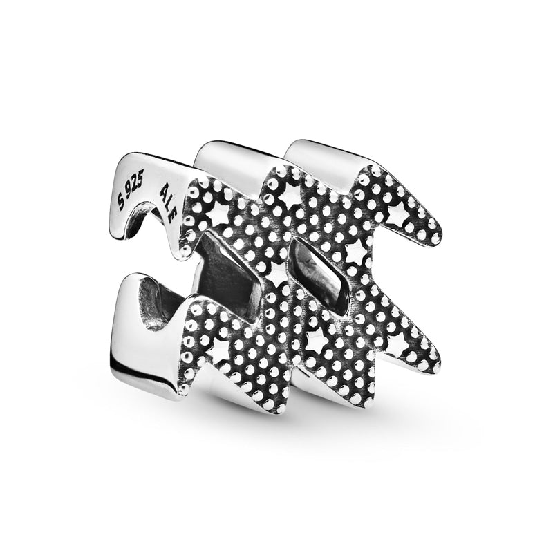 Sparkling Aquarius Zodiac Charm 798415C01