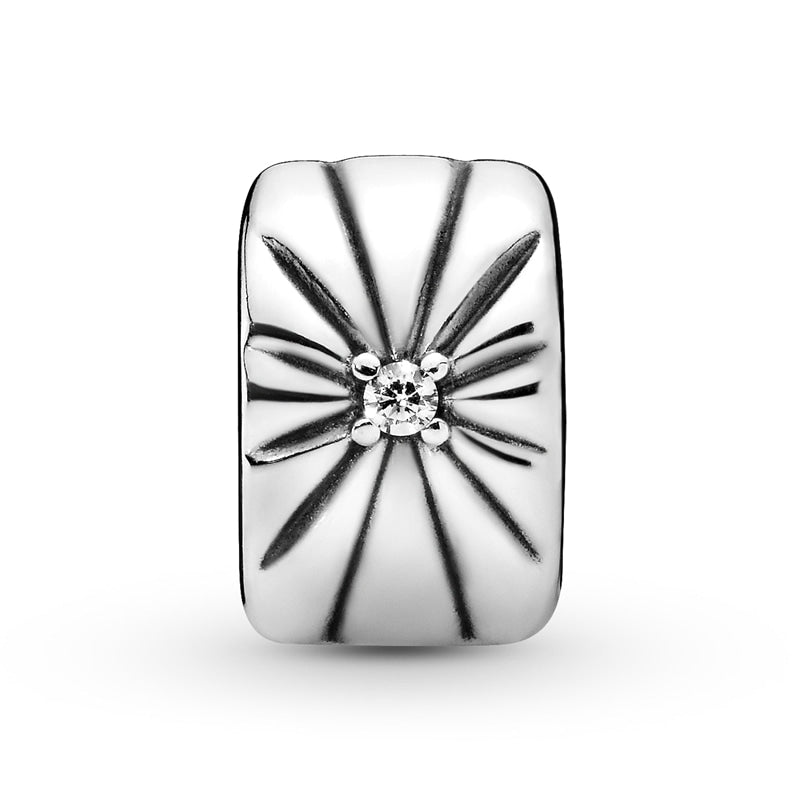 Sparkling Sunburst Clip Charm 798614C01