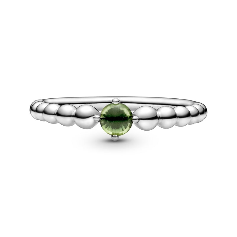 August Birthstone Beaded Ring 198867C10