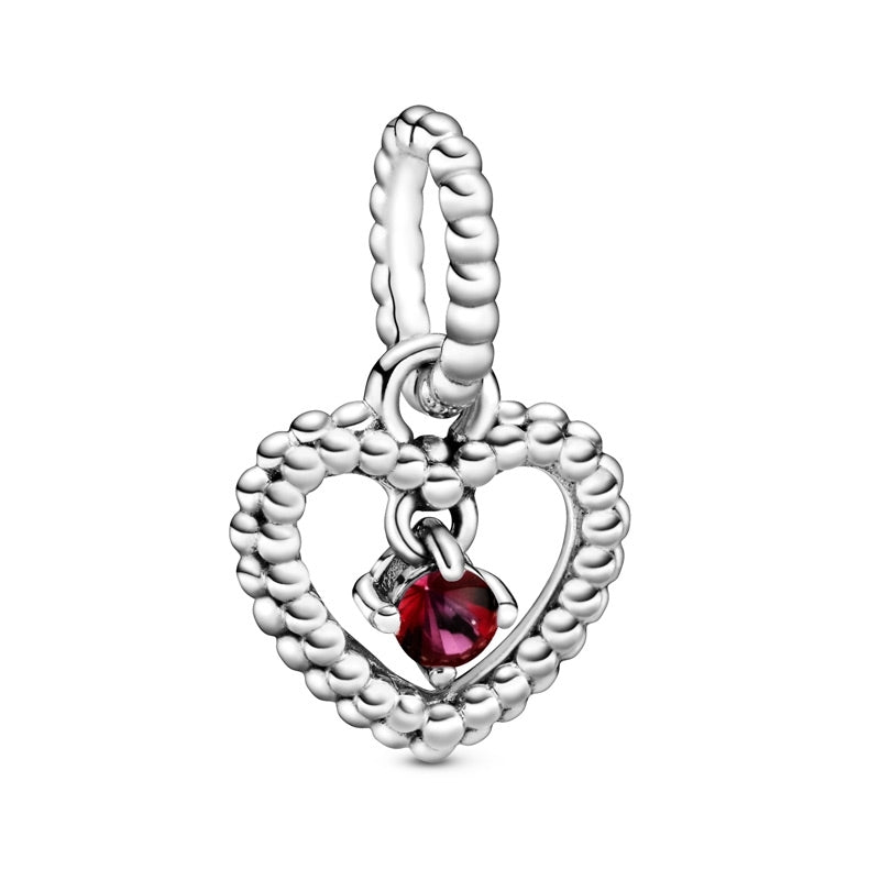 July Birthstone Heart Dangle Charm 798854C02