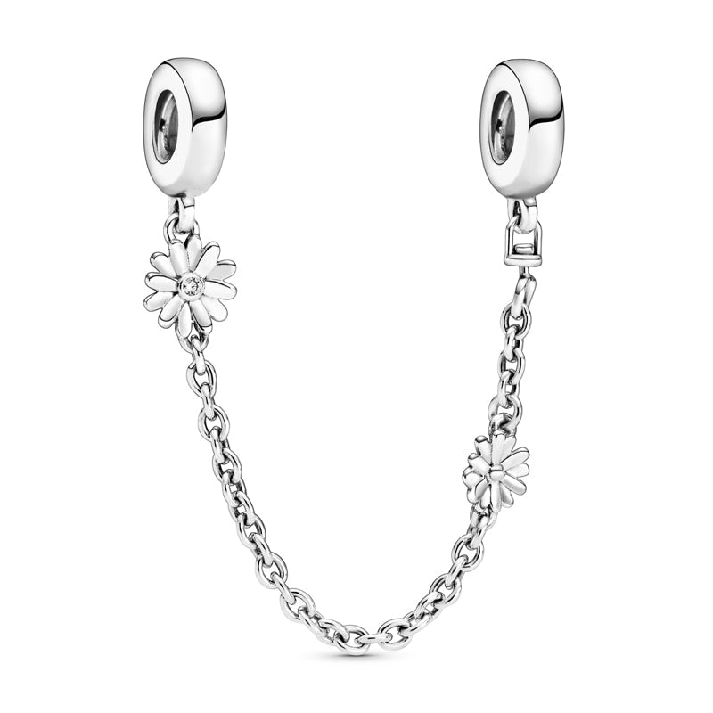Daisy Flower Safety Chain Charm 798764C01