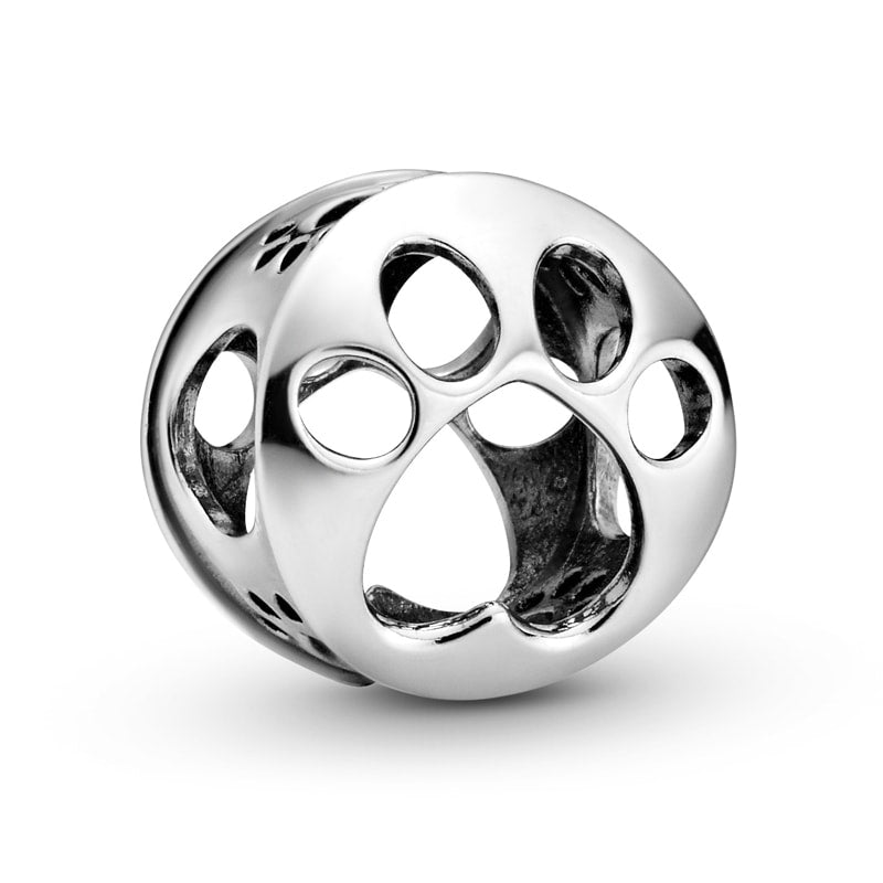 Openwork Paw Print Charm 798869C00