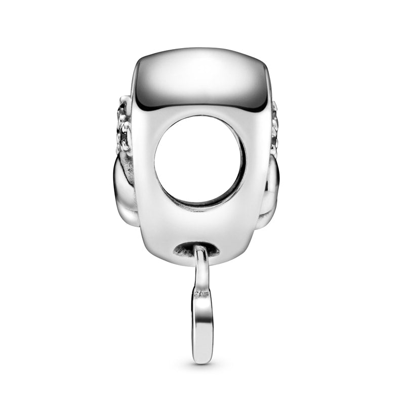 Sparkling Paw Print and Heart Charm 798873C01