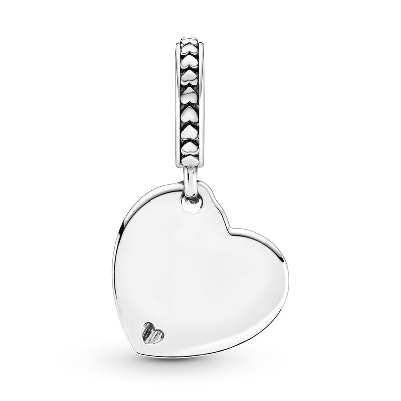 Two-Tone Family Tree Heart Dangle Charm 799161C00