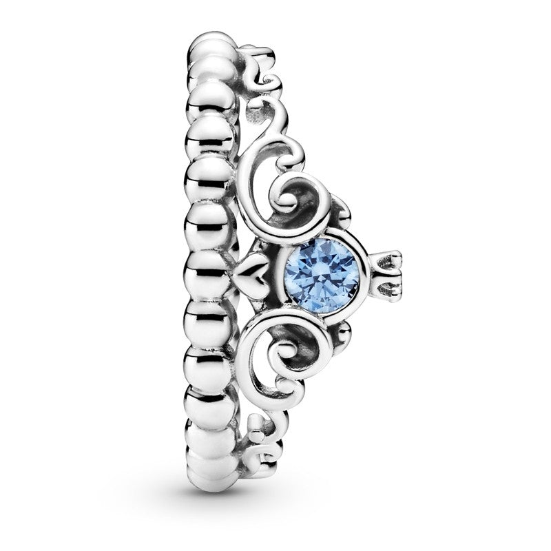 Disney Cinderella Blue Tiara Ring 199191C01 Gift Wrap Disney Cinderella Blue Tiara Ring 199191C01 Gift Wrap