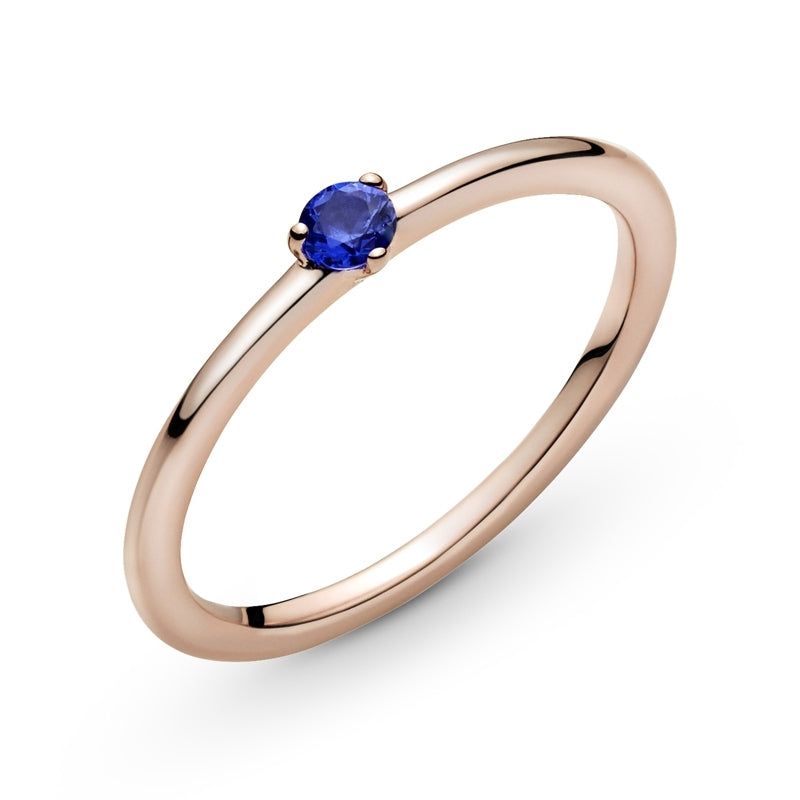 Stellar Blue Solitaire Ring 189259C04