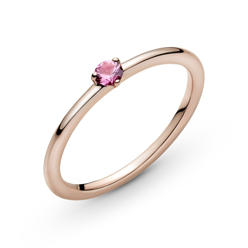 Pink Solitaire Ring 189259C03