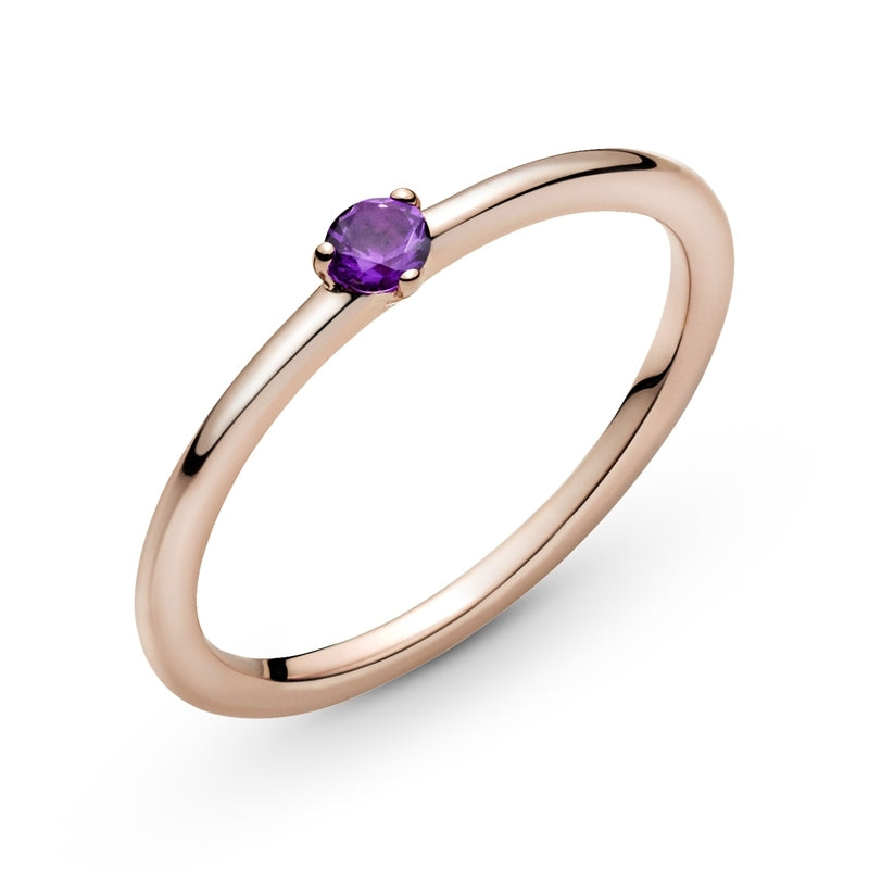 Purple Solitaire Ring 189259C06