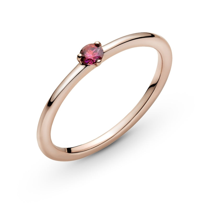 Red Solitaire Ring 189259C01