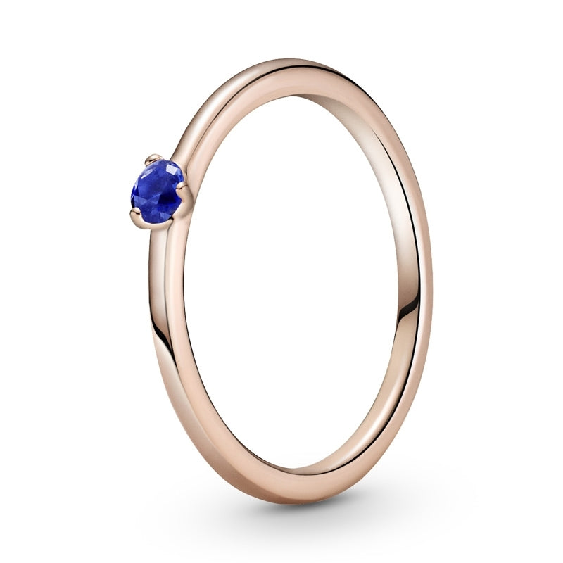 Stellar Blue Solitaire Ring 189259C04