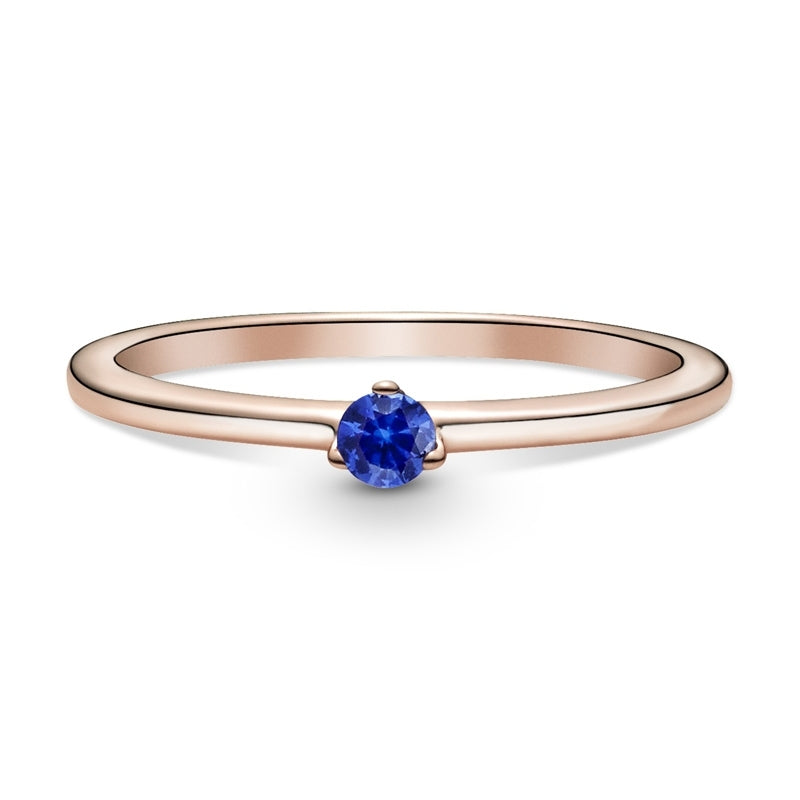 Stellar Blue Solitaire Ring 189259C04
