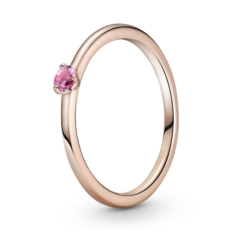 Pink Solitaire Ring 189259C03