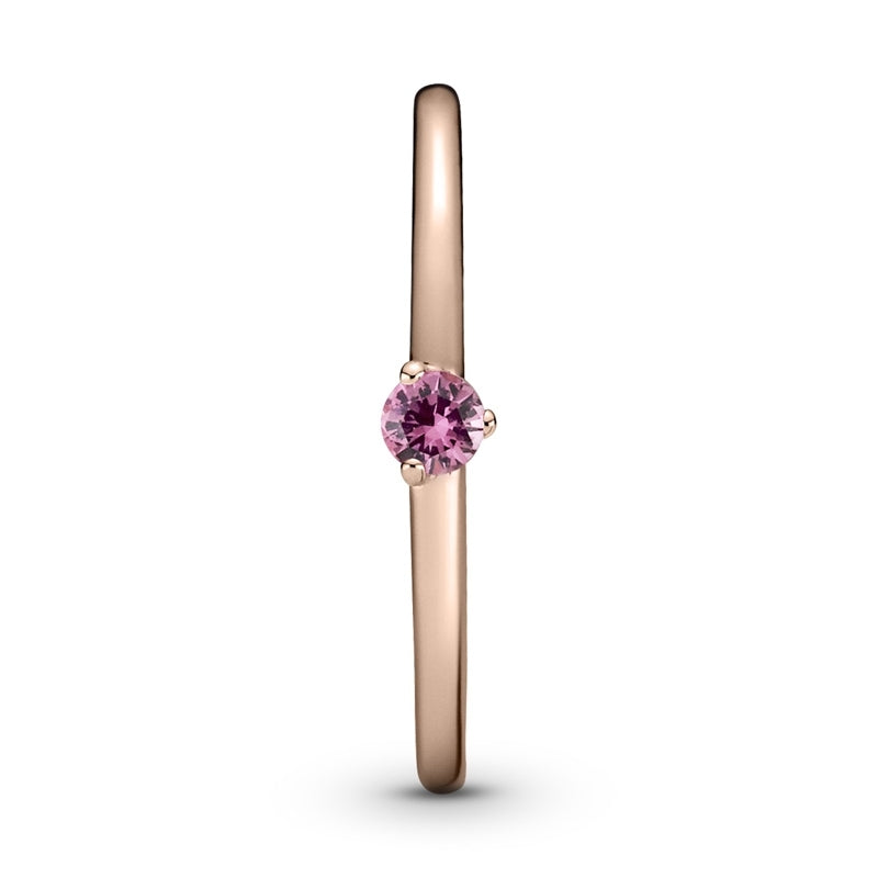 Pink Solitaire Ring 189259C03