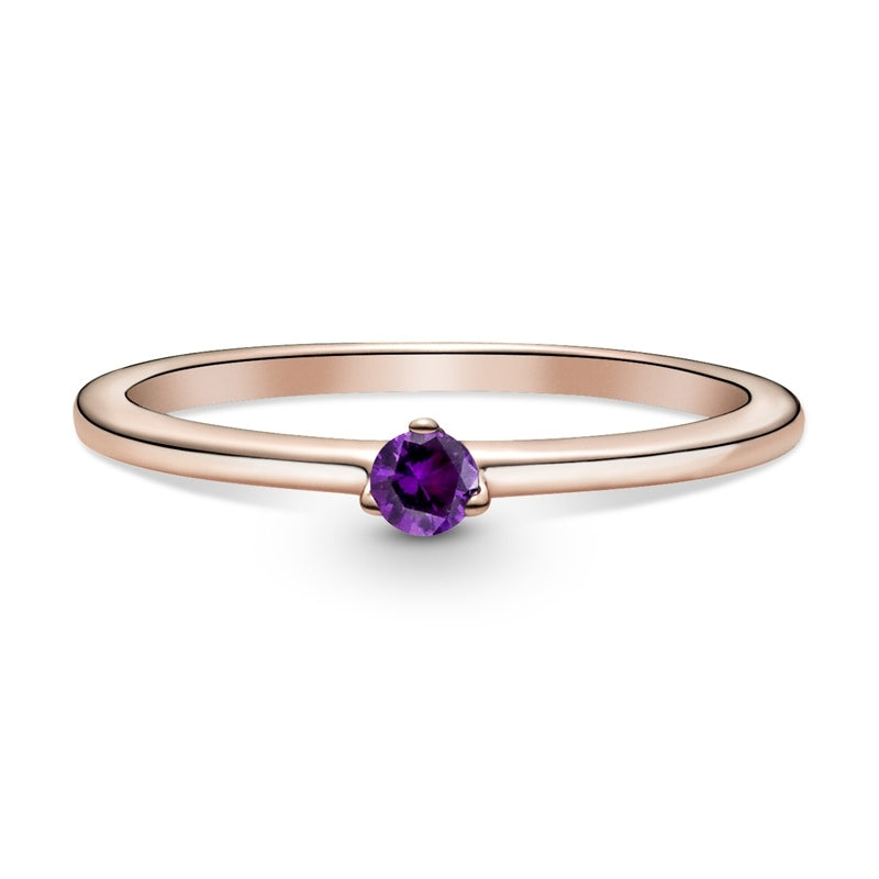Purple Solitaire Ring 189259C06