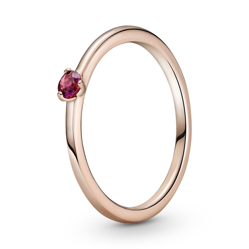 Red Solitaire Ring 189259C01
