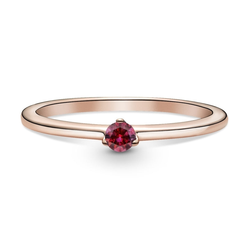Red Solitaire Ring 189259C01
