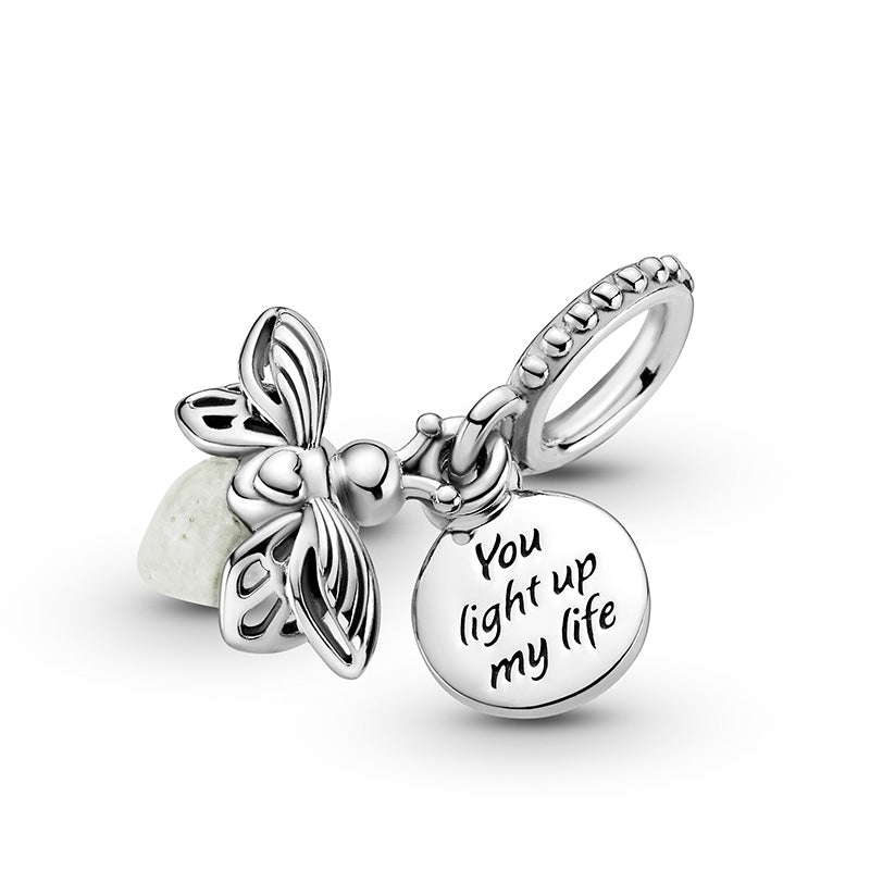 Glow-in-the-dark Firefly Dangle Charm 799352C01