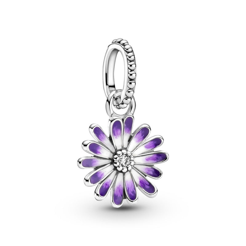Purple Daisy Dangle Charm 798771C01