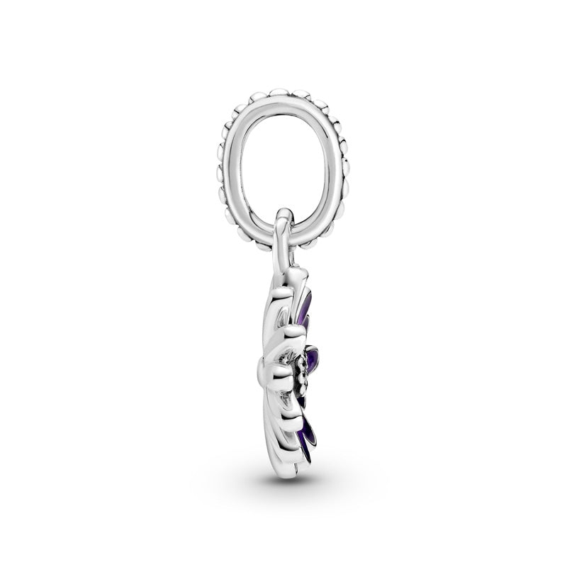 Purple Daisy Dangle Charm 798771C01