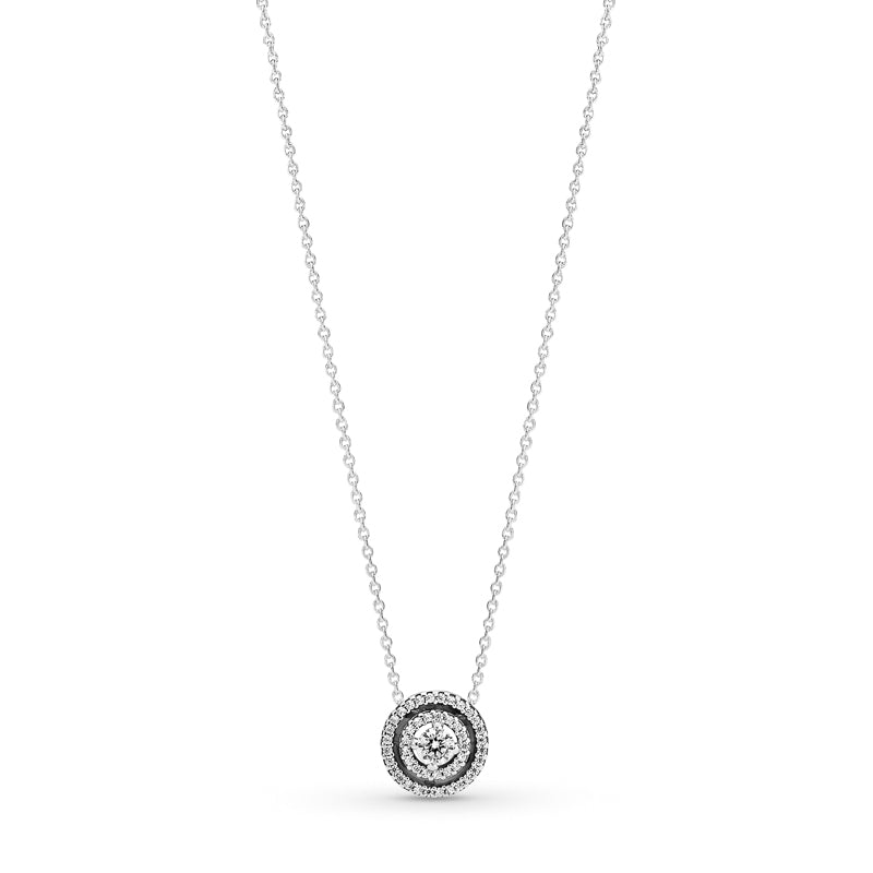 Sparkling Double Halo Collier Necklace 399414C01 – Gift & Wrap