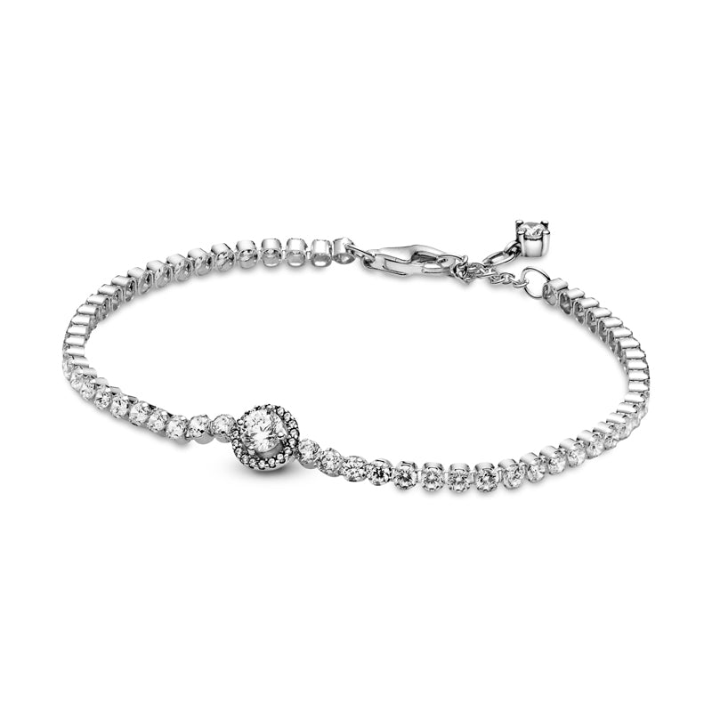 Sparkling Halo Tennis Bracelet 599416C01