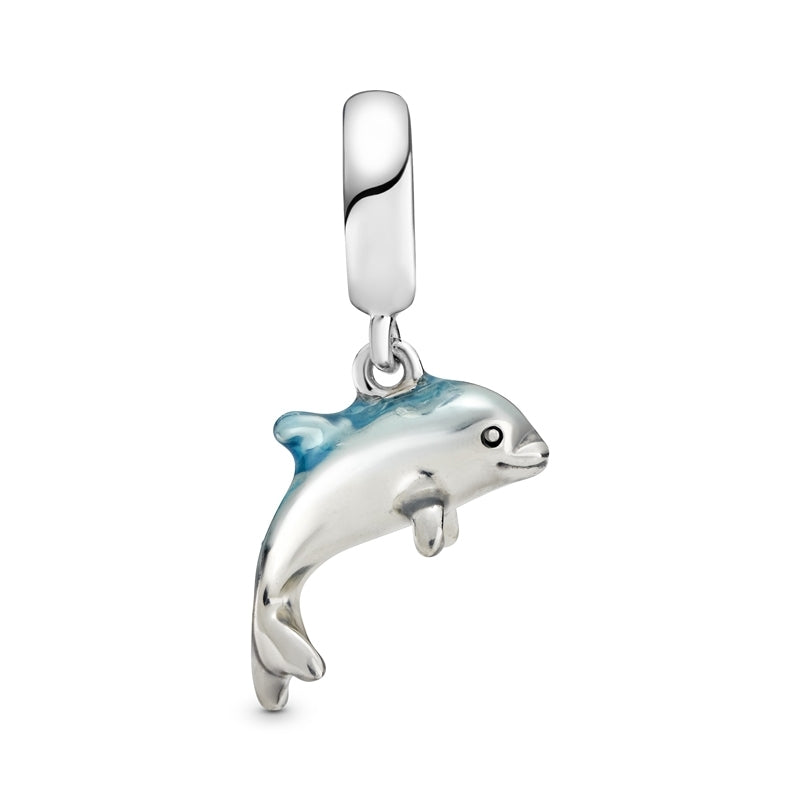 Shimmering Dolphin Dangle Charm 798947C01