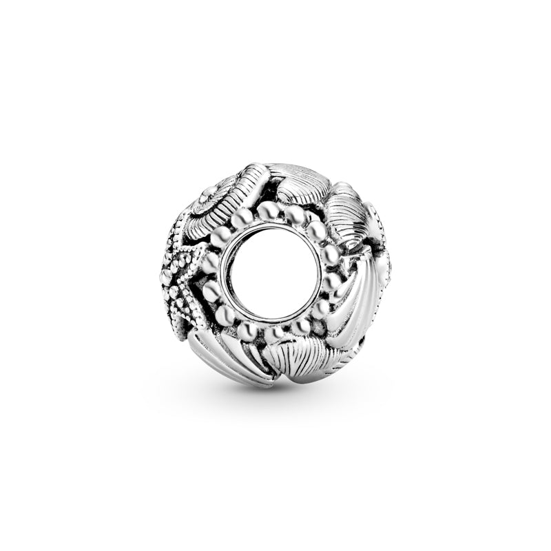 Openwork Starfish, Shells & Hearts Charm 798950C00