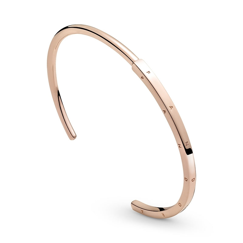 14k Rose Gold-Plated Signature I-D Bangle 589493C00