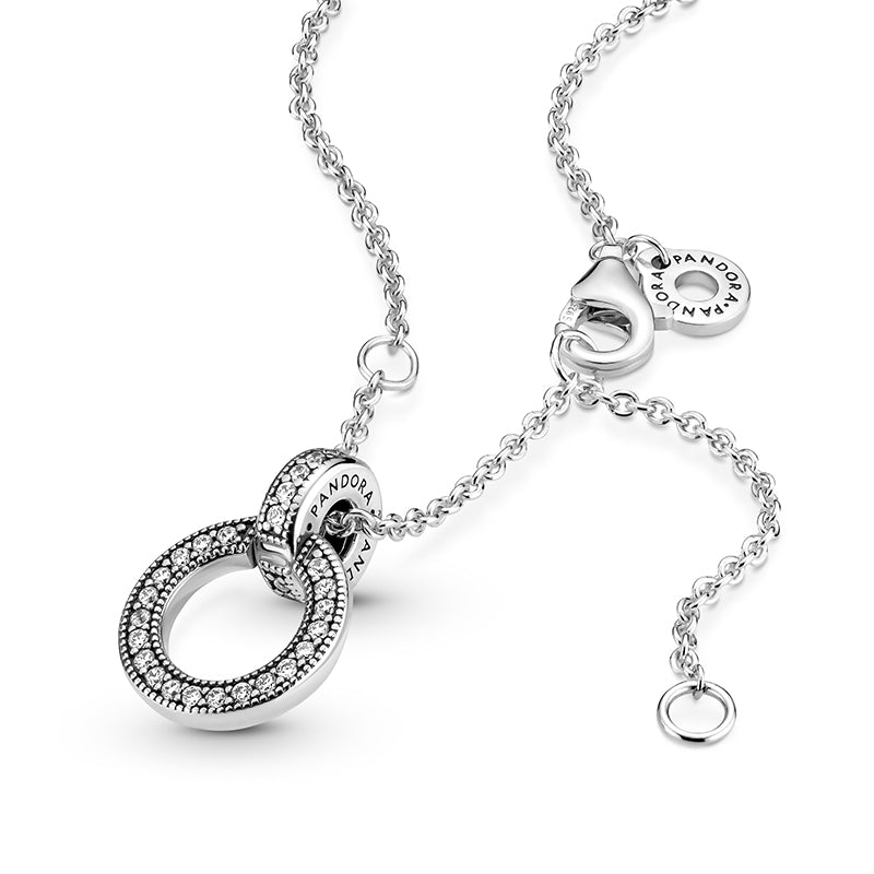 Double Circle Pendant & Necklace 399487C01