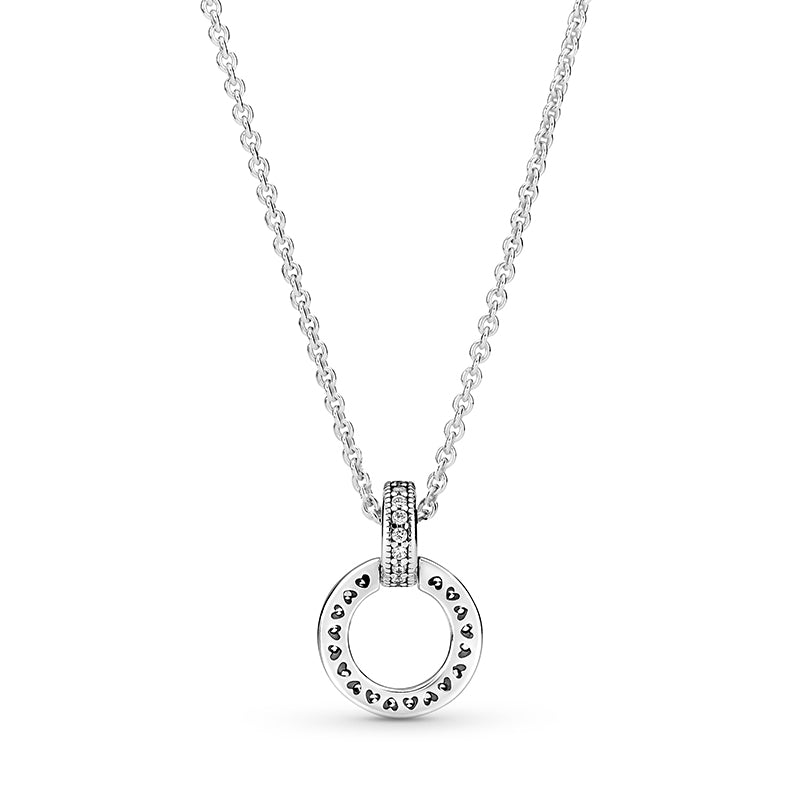 Double Circle Pendant & Necklace 399487C01