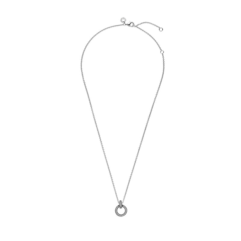 Double Circle Pendant & Necklace 399487C01