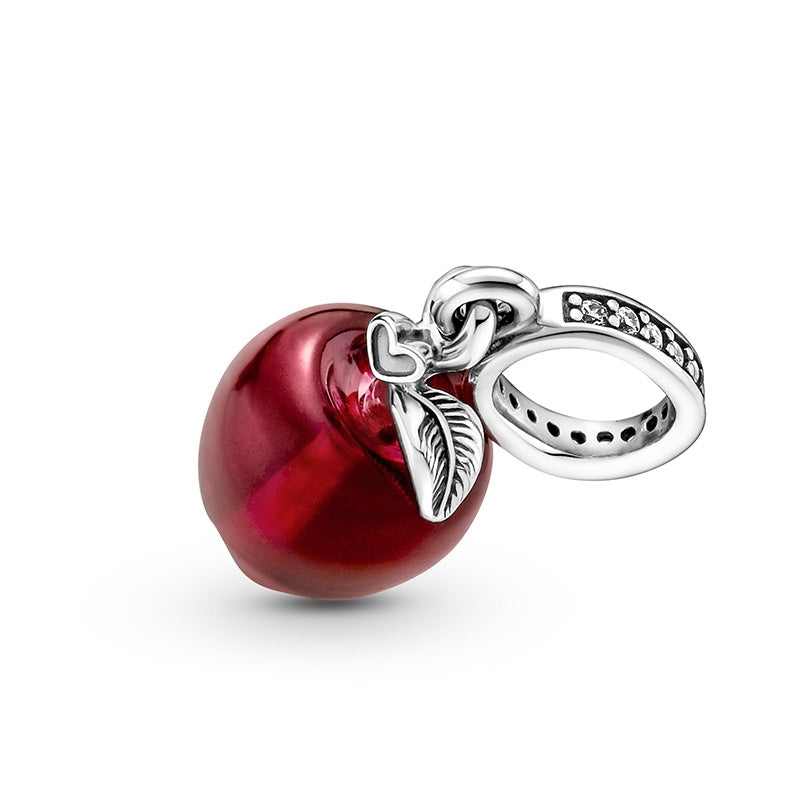 Murano Glass Red Apple Dangle Charm 799534C01
