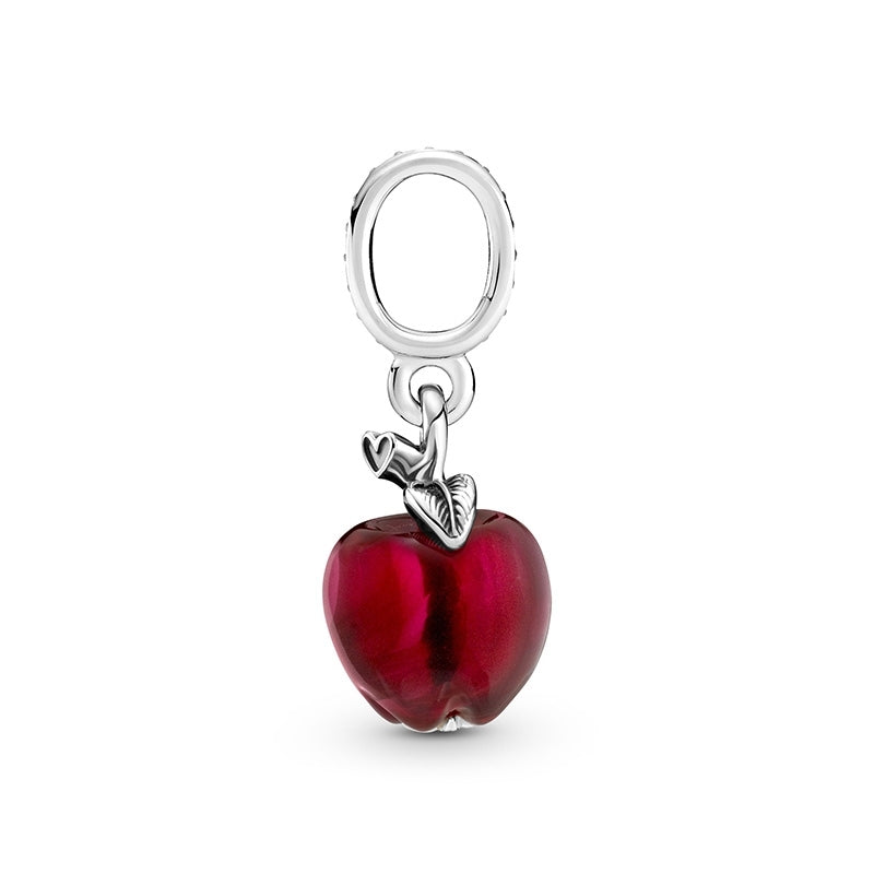 Murano Glass Red Apple Dangle Charm 799534C01