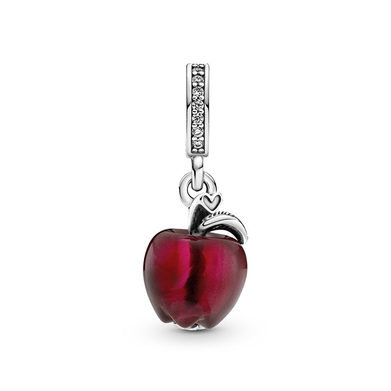Murano Glass Red Apple Dangle Charm 799534C01