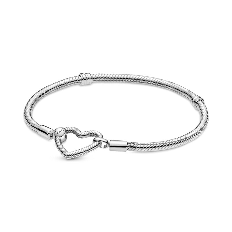 Moments Heart Closure Snake Chain Bracelet 599539C00
