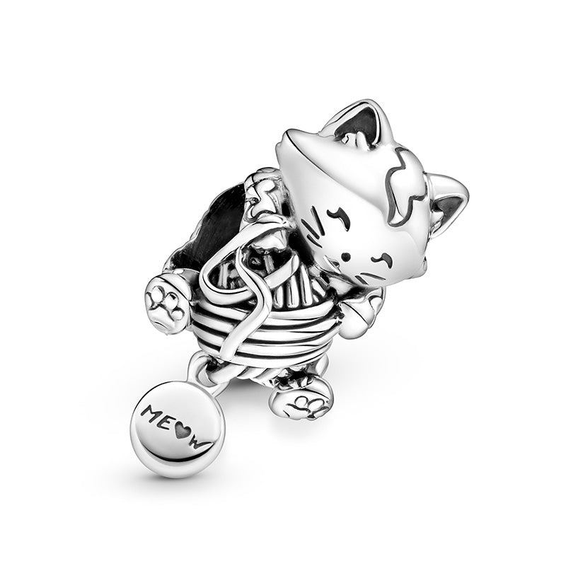 Kitten & Yarn Ball Charm 799535C00