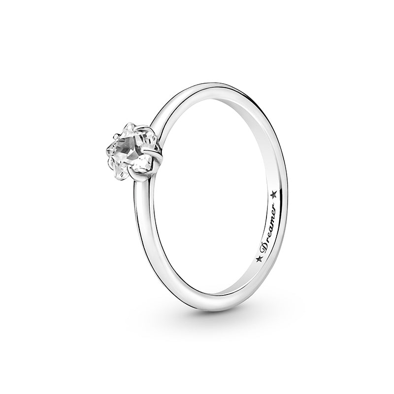 Celestial Sparkling Star Solitaire Ring 190026C01