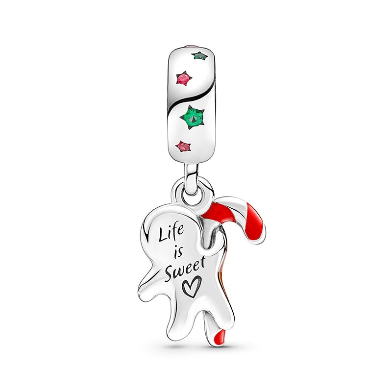 Gingerbread Man Dangle Charm 799637C01