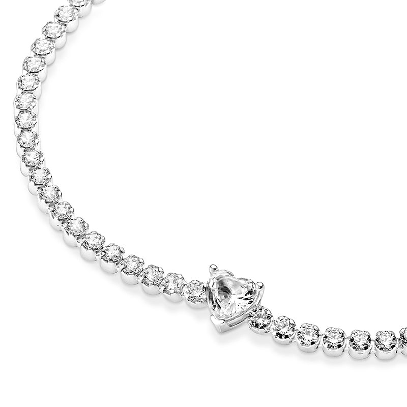Sparkling Heart Tennis Bracelet 590041C01