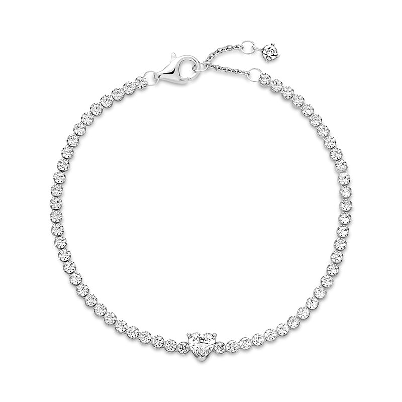 Sparkling Heart Tennis Bracelet 590041C01