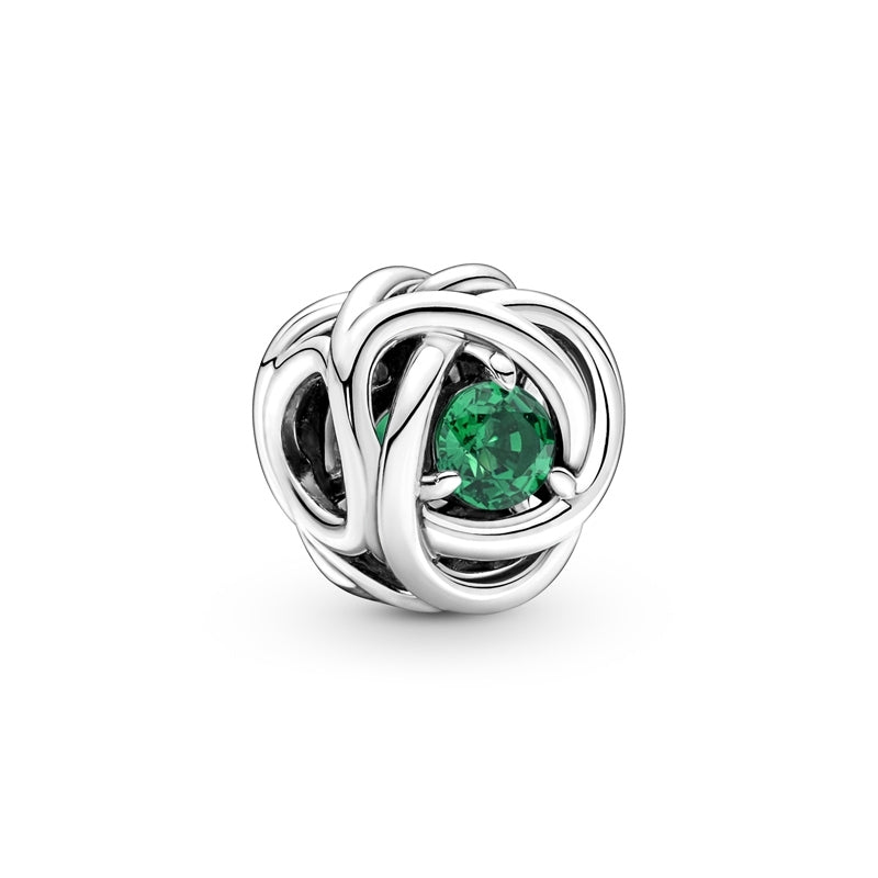 May Birthstone Eternity Circle Charm 790065C08